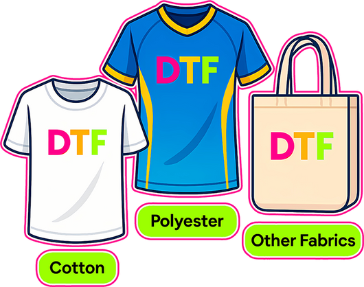 Transferts DTF pour t-shirts et vêtements